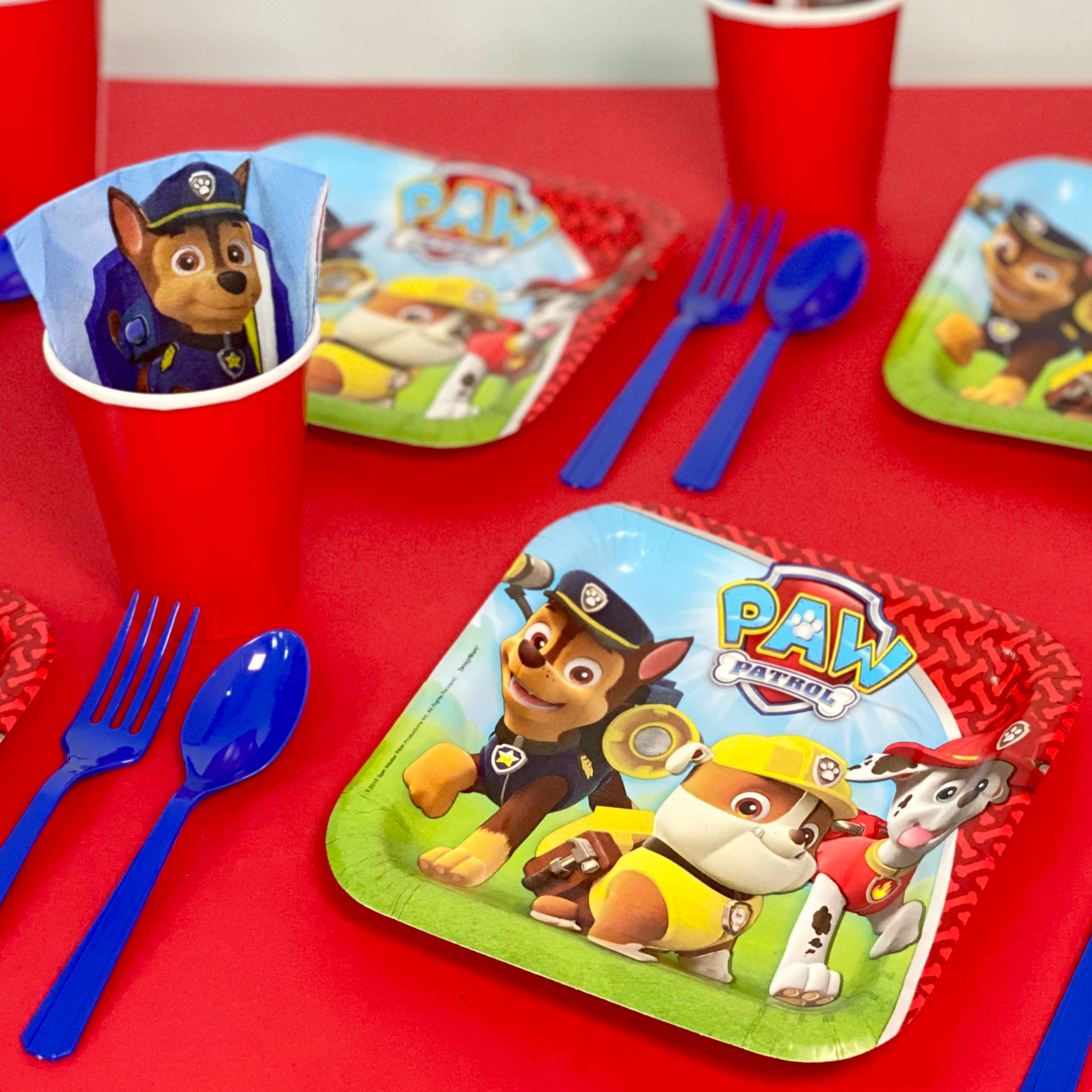 paw patrol  table set bundle  party diva